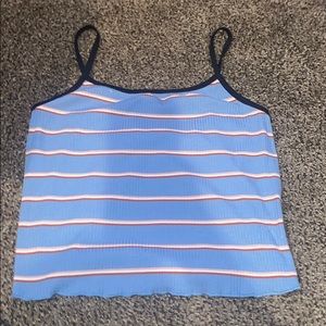 Ribbed Striped Tank Top
